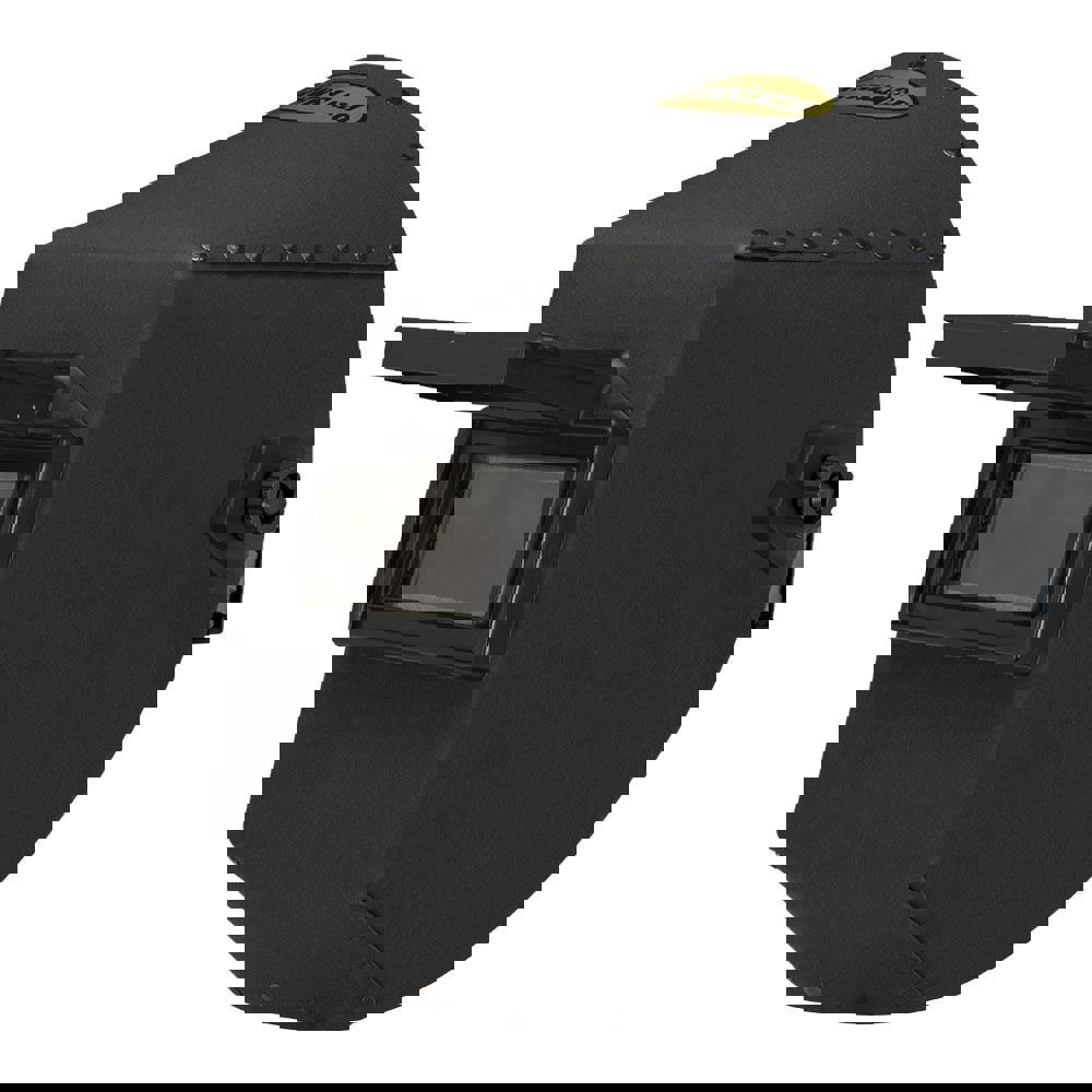 Welding Helmet: Black, Vulcanized Fiber, Shade 10